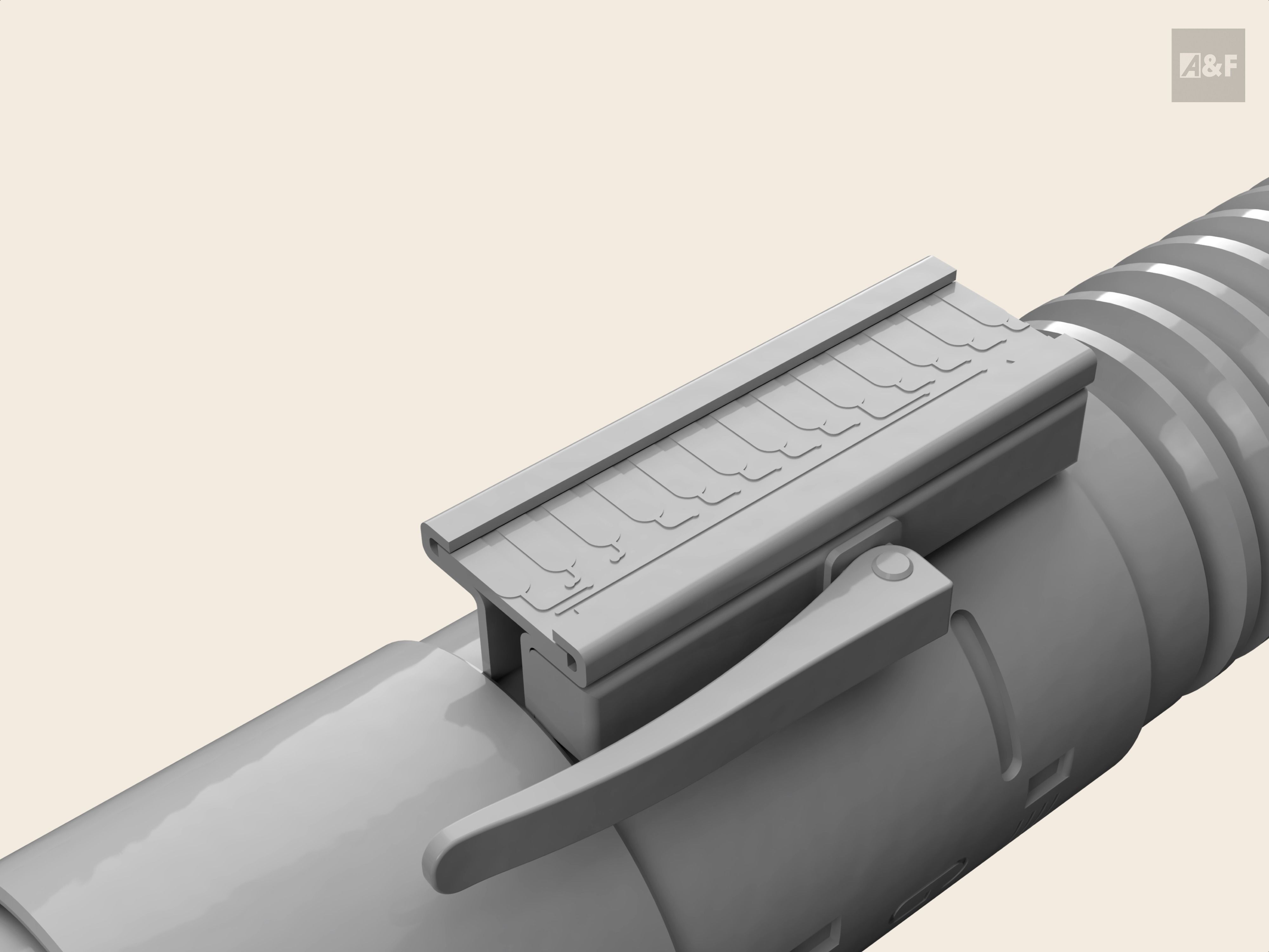 Luke Skywalker Lightsaber Return of the Jedi V2 3D print model_4