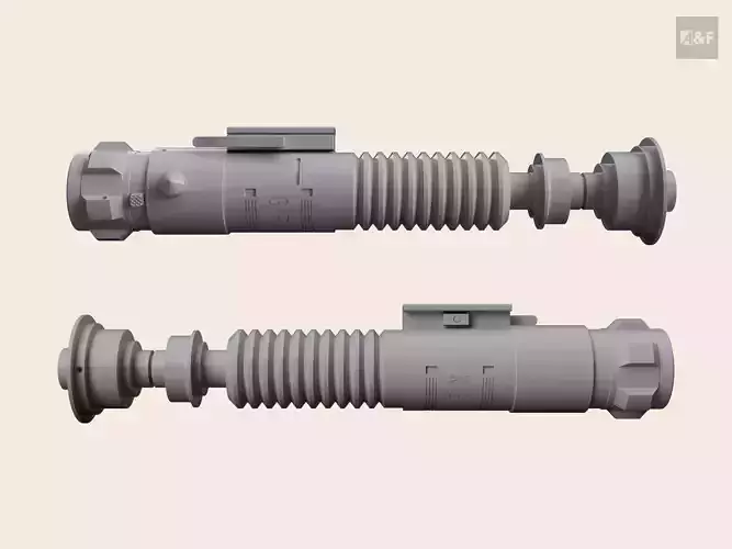 Luke Skywalker Lightsaber Return of the Jedi V2 3D print model
