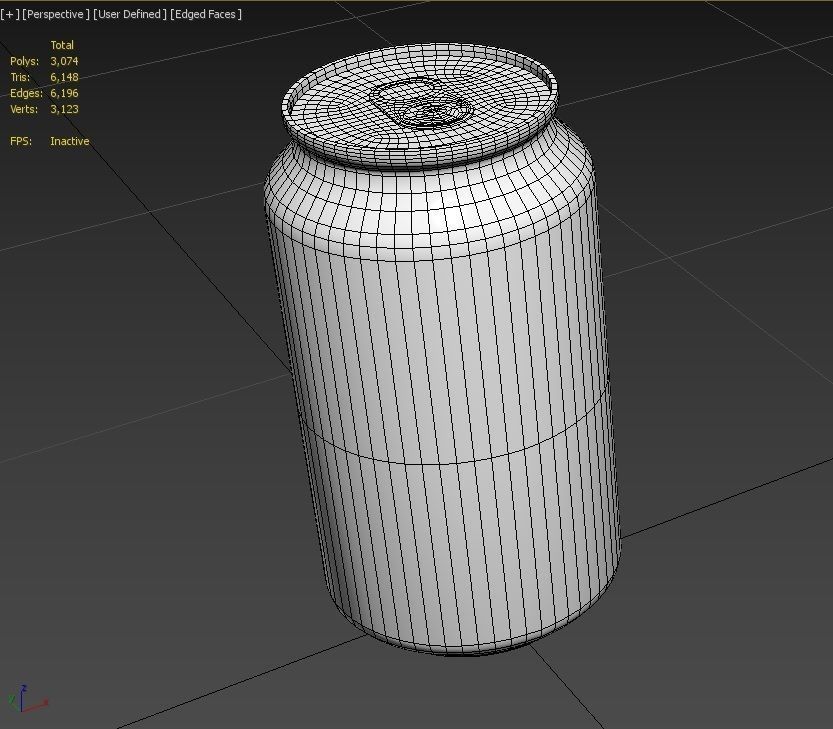 Drink Can Sleek 220 ml Low-poly 3D model_14