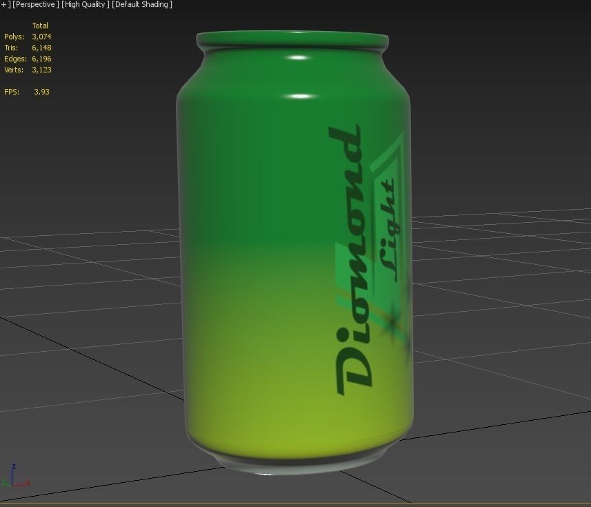 Drink Can Sleek 220 ml Low-poly 3D model_31