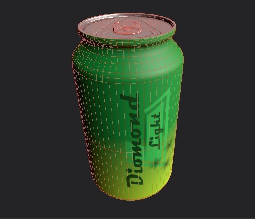 Drink Can Sleek 220 ml Low-poly 3D model_18