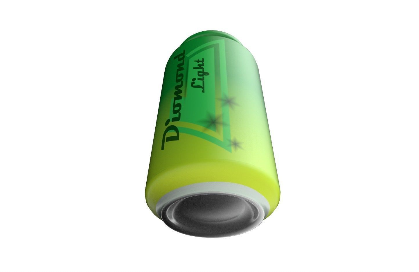 Drink Can Sleek 220 ml Low-poly 3D model_9