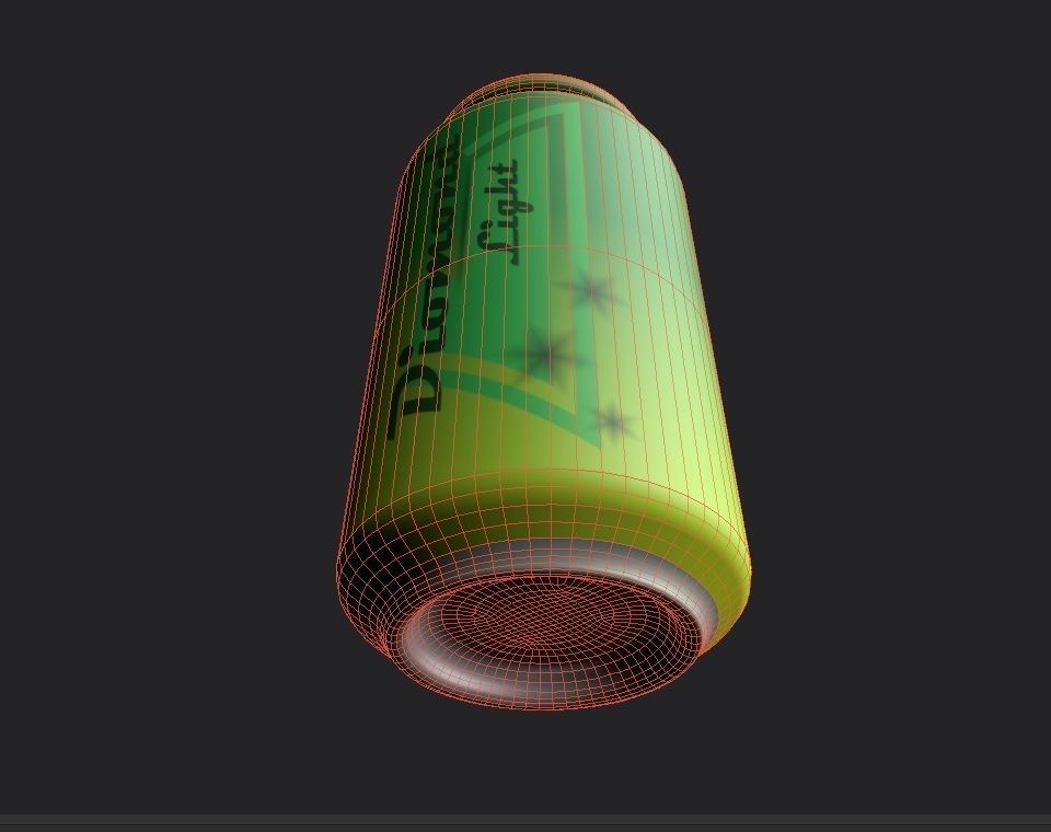 Drink Can Sleek 220 ml Low-poly 3D model_10