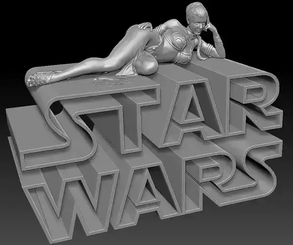 LEIA SEXY SLAVE 3D print model