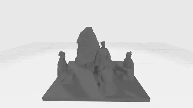 Wang Yangming 3D Model