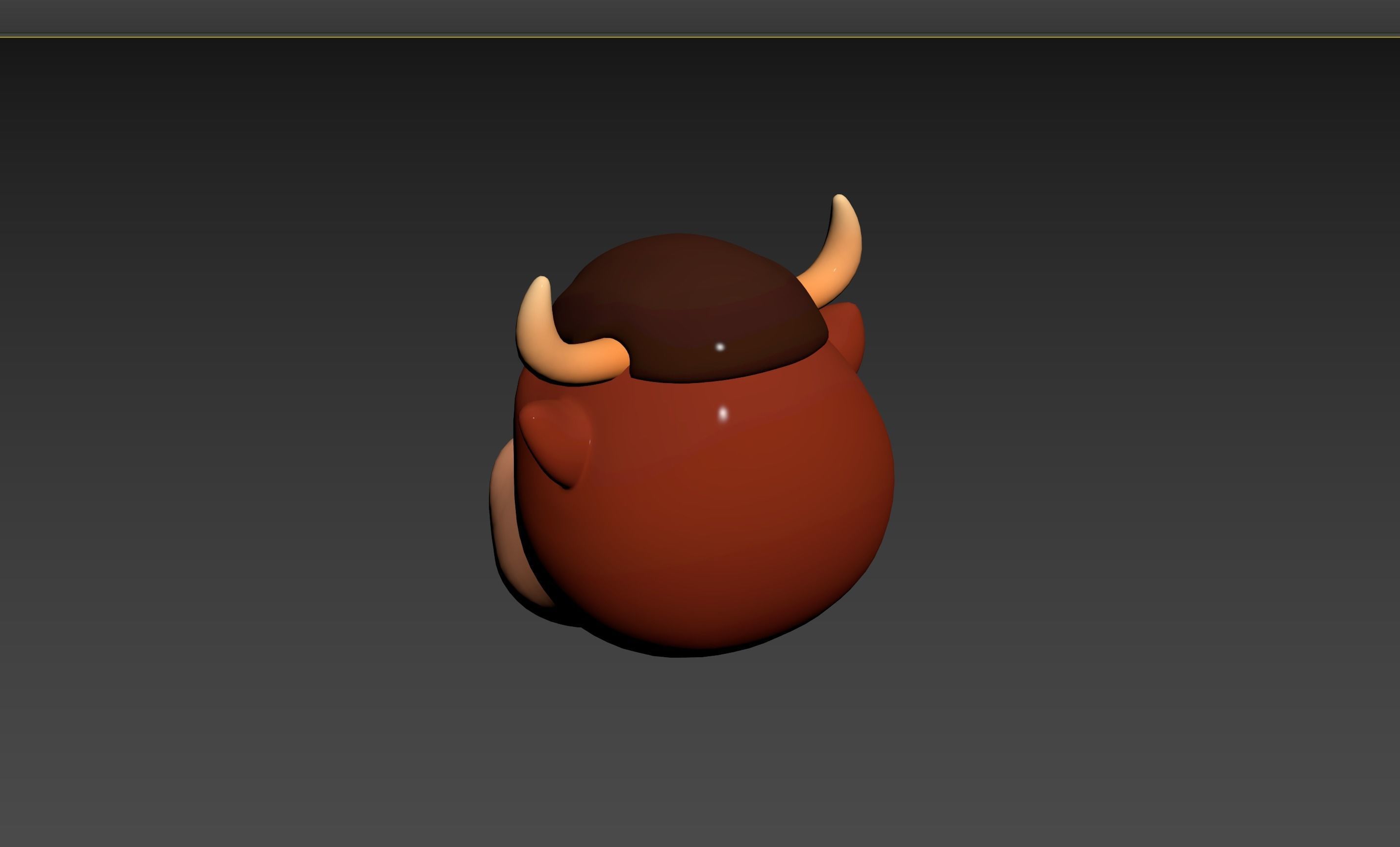 Prop126 Bull Head 3D model_20