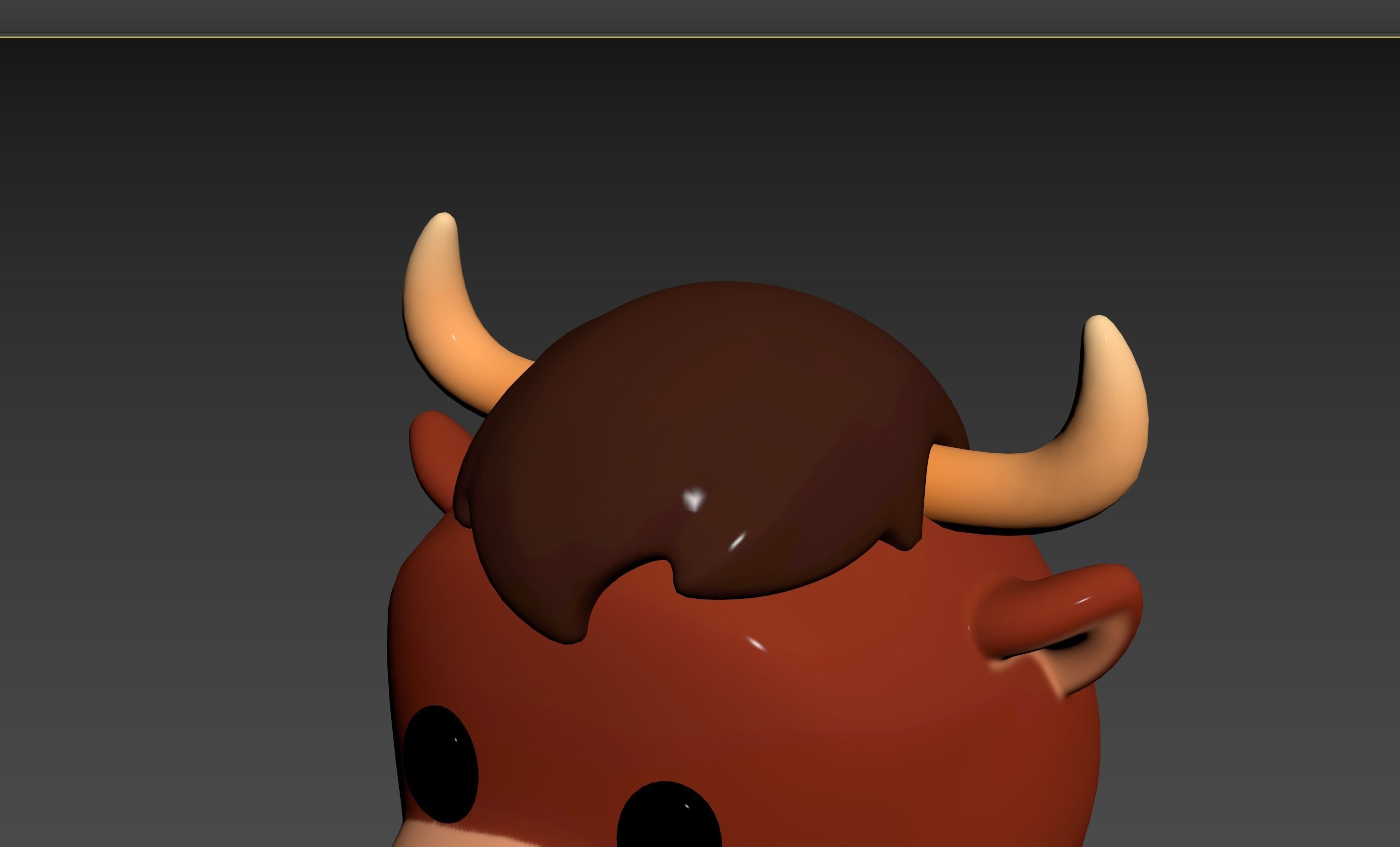 Prop126 Bull Head 3D model_25