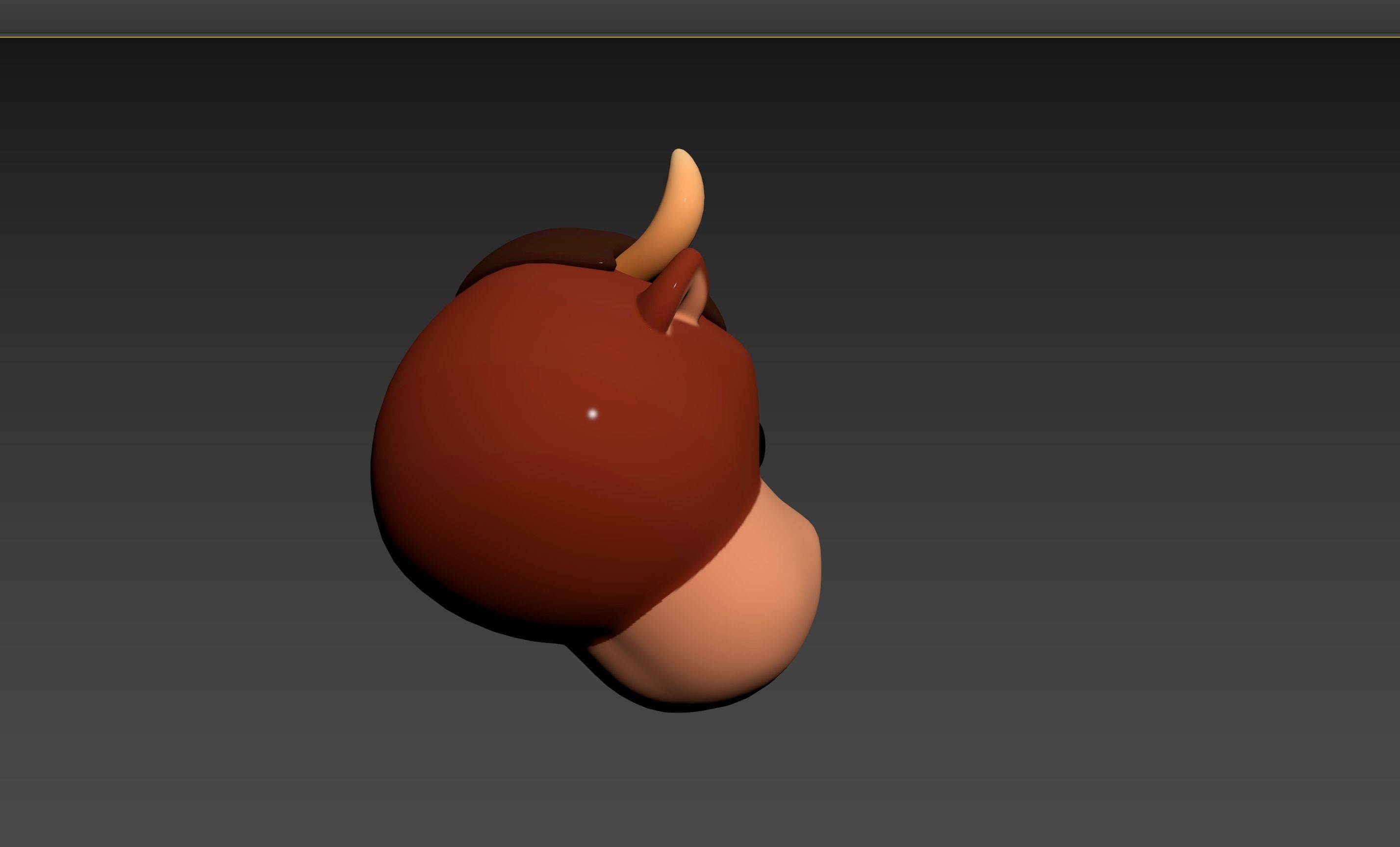 Prop126 Bull Head 3D model_18