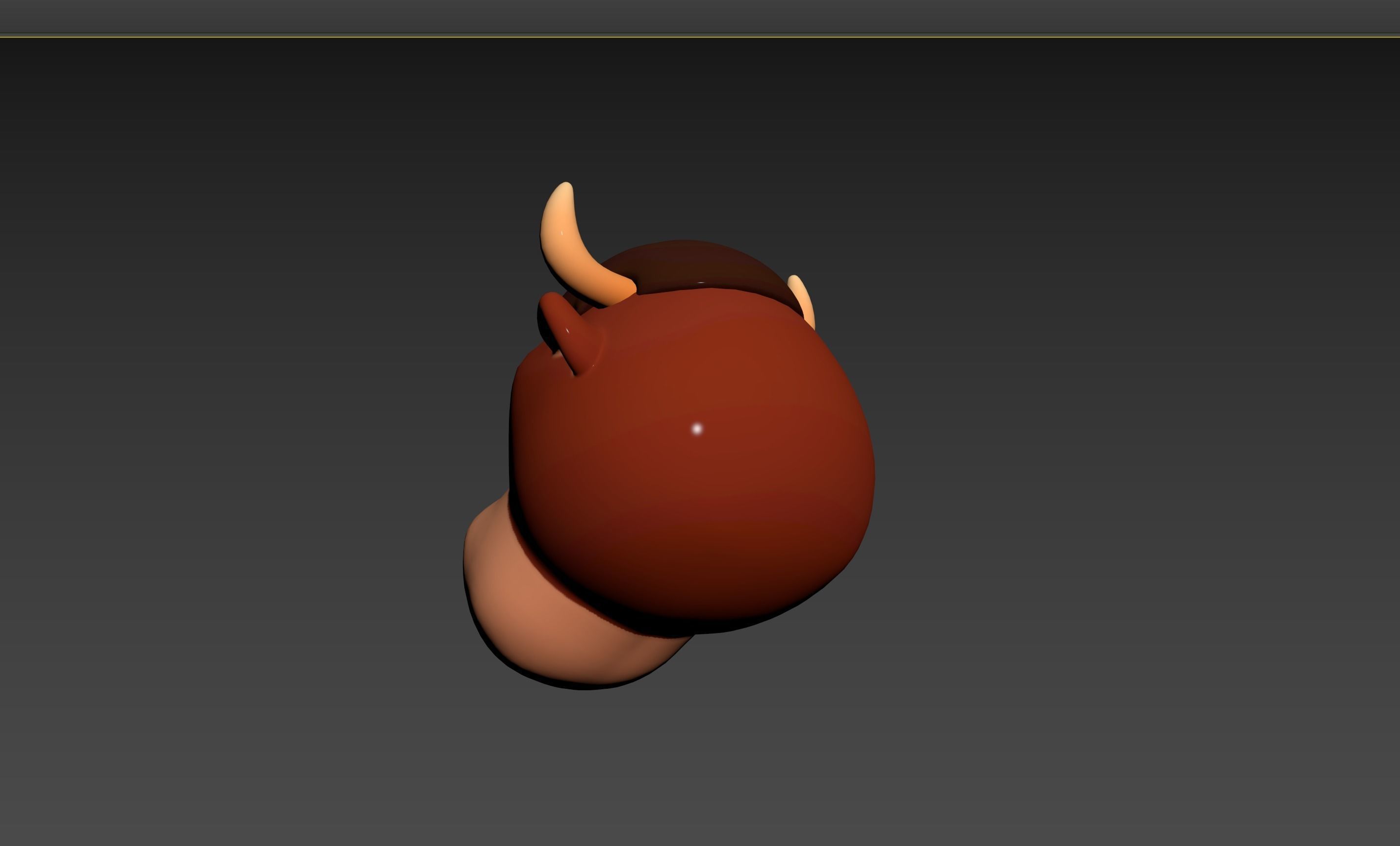 Prop126 Bull Head 3D model_21