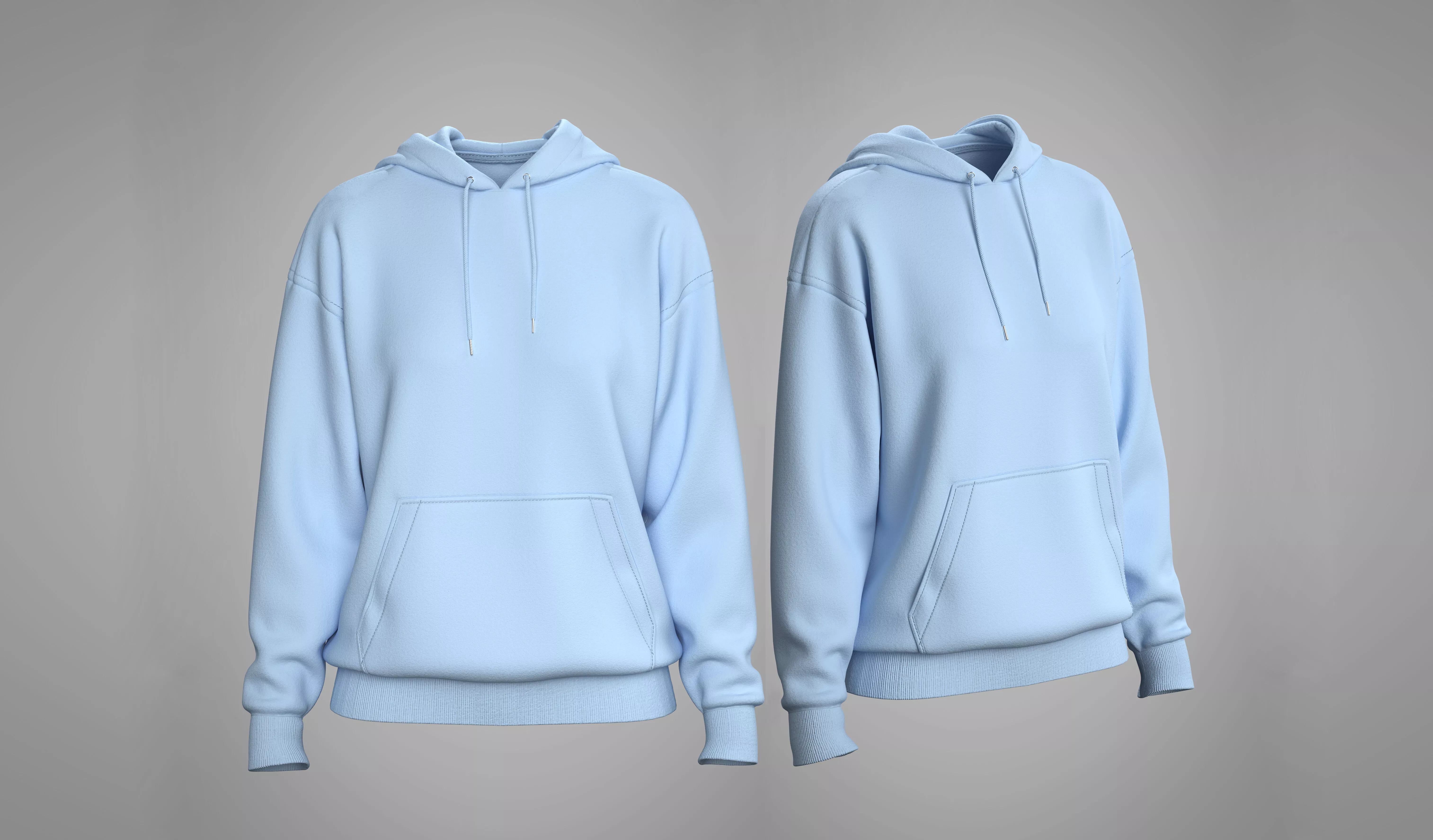 Womens Hoodie 3D model