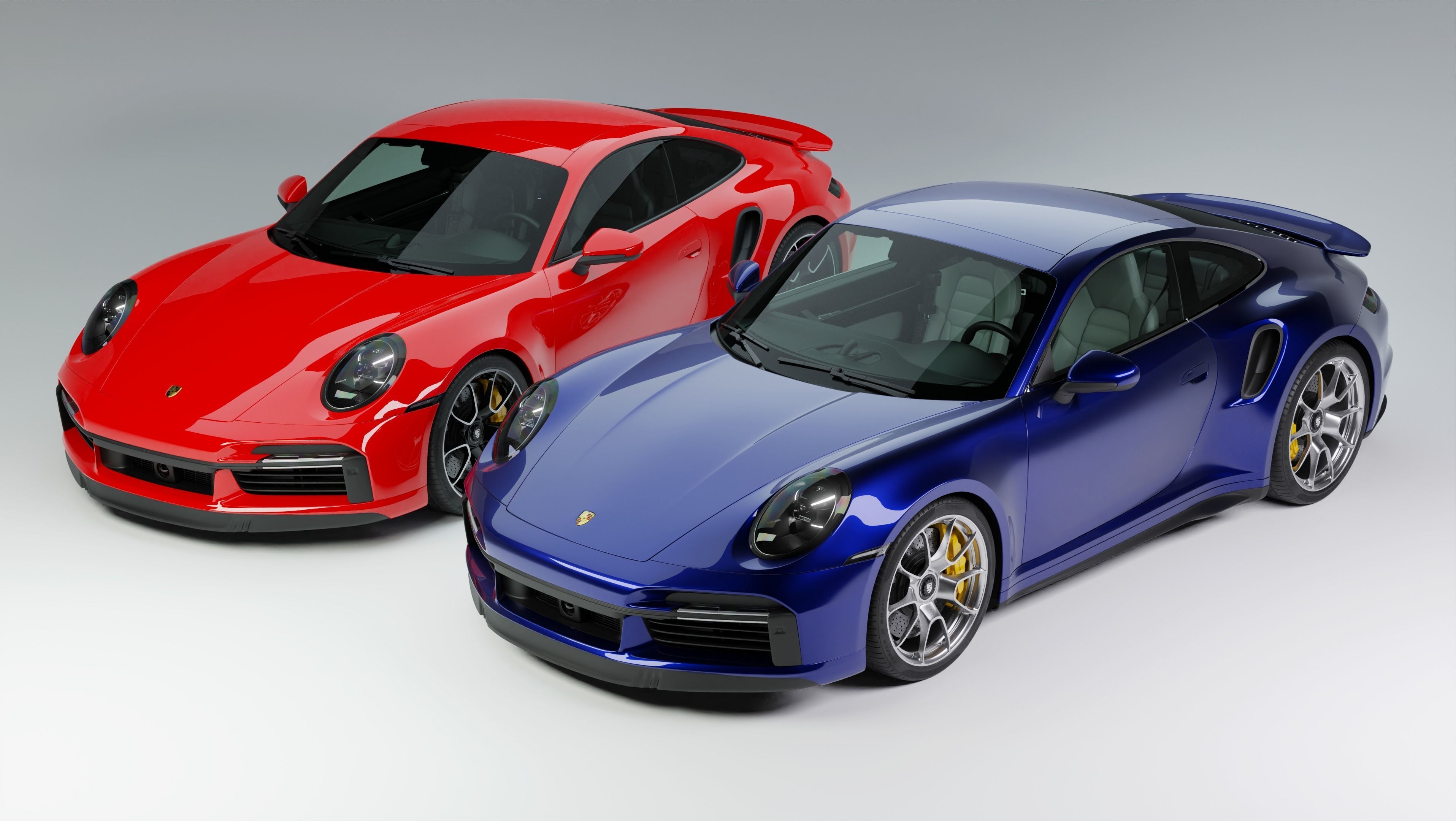 Porsche 911 Turbo S 992 2020 3D model_9