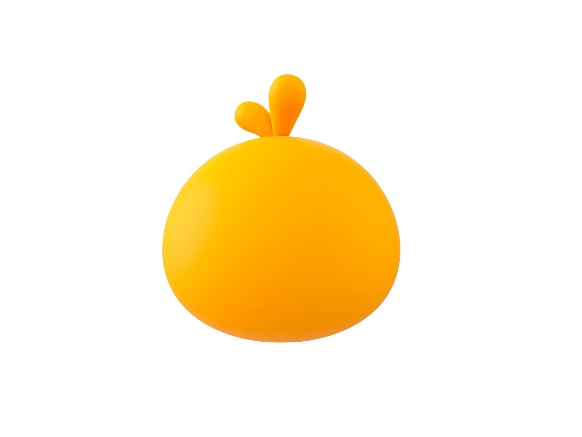 Prop129 Chick Head 3D model_5