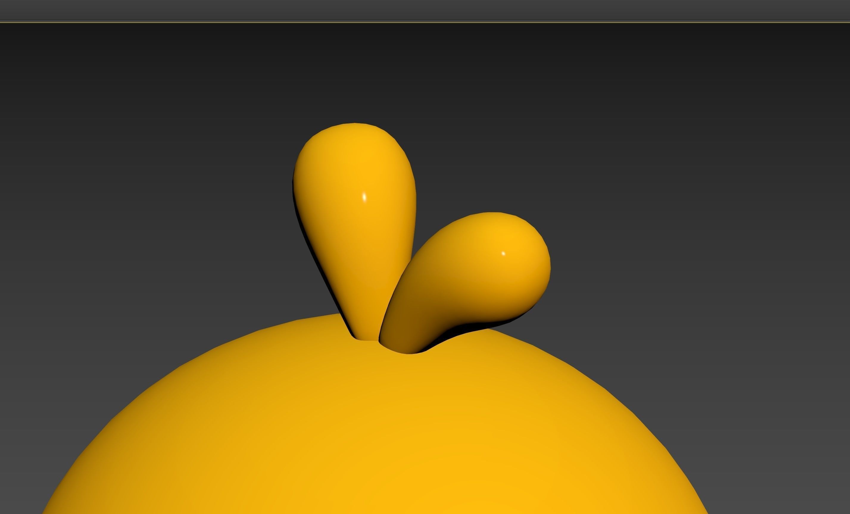 Prop129 Chick Head 3D model_22