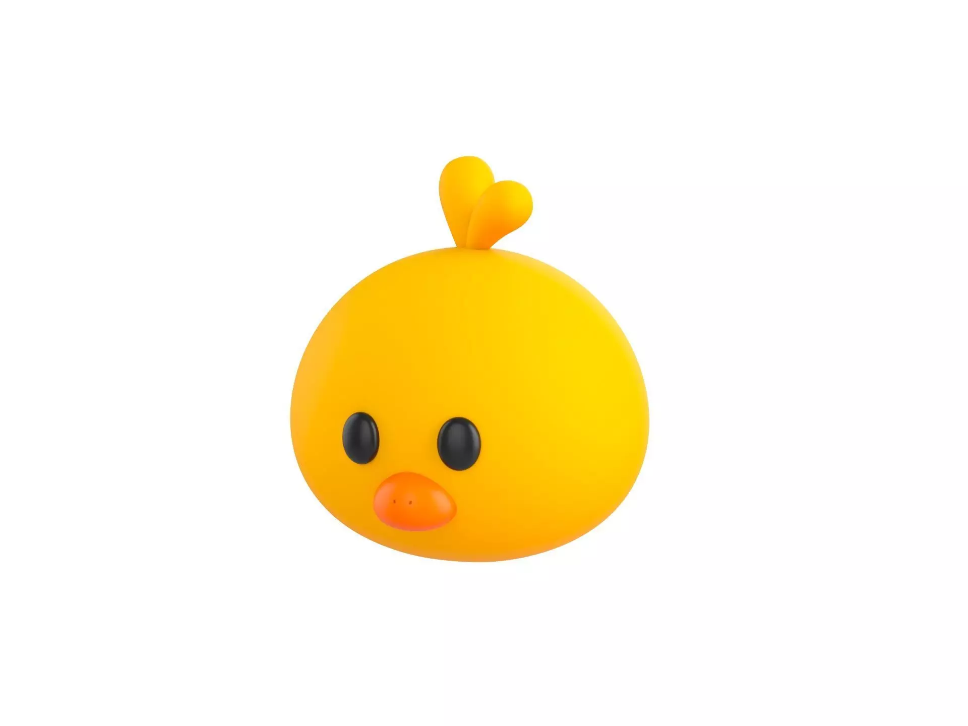 Prop129 Chick Head 3D model_0