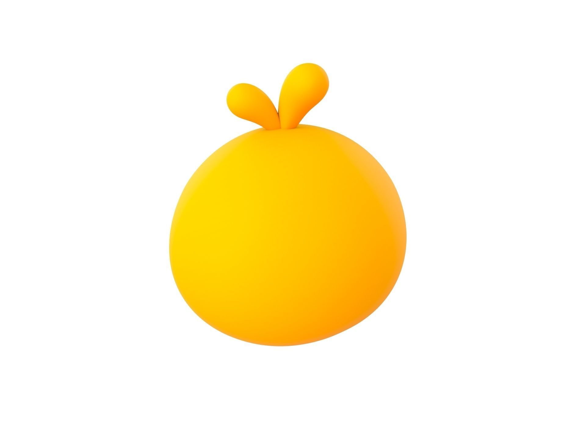 Prop129 Chick Head 3D model_6