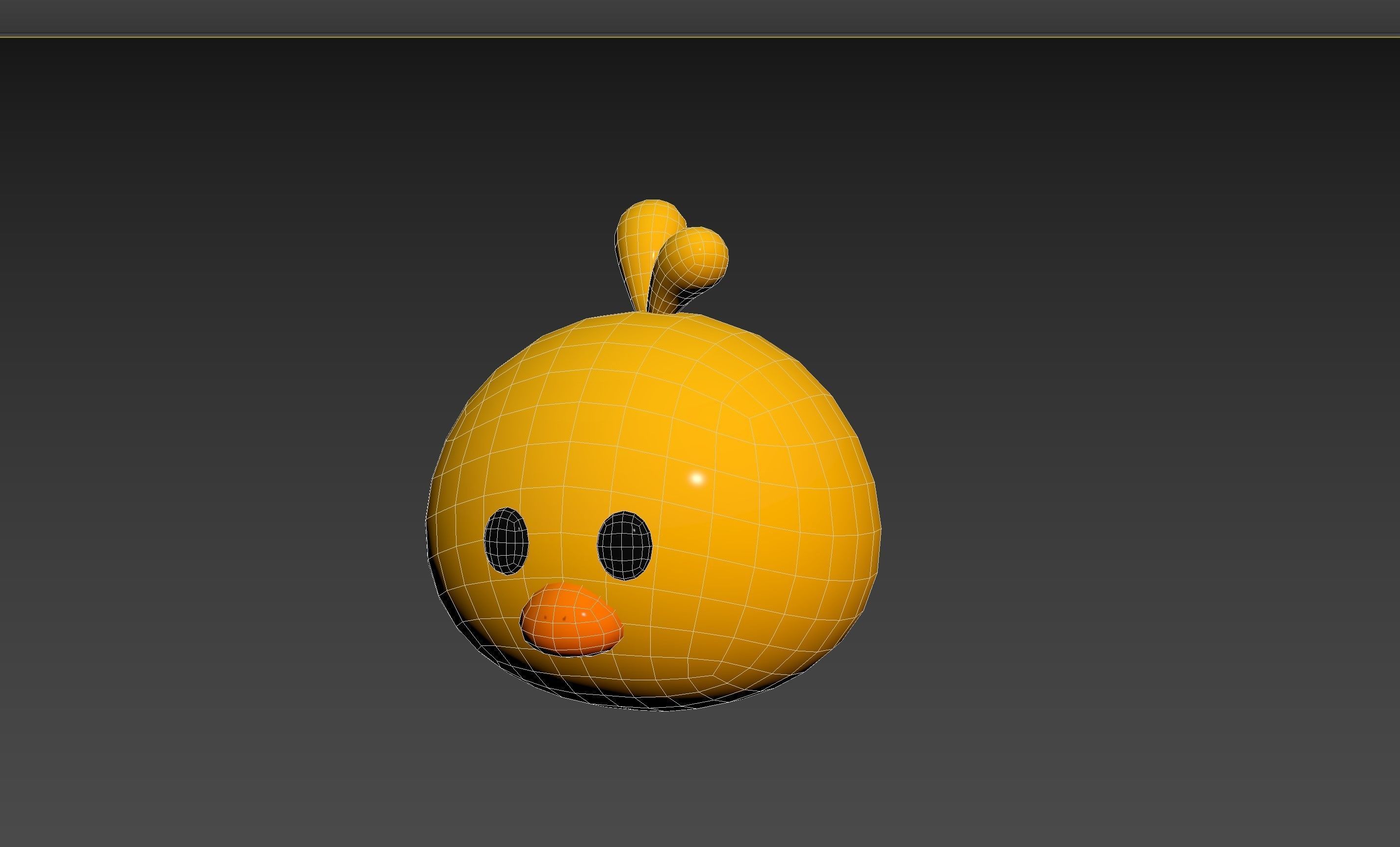 Prop129 Chick Head 3D model_11