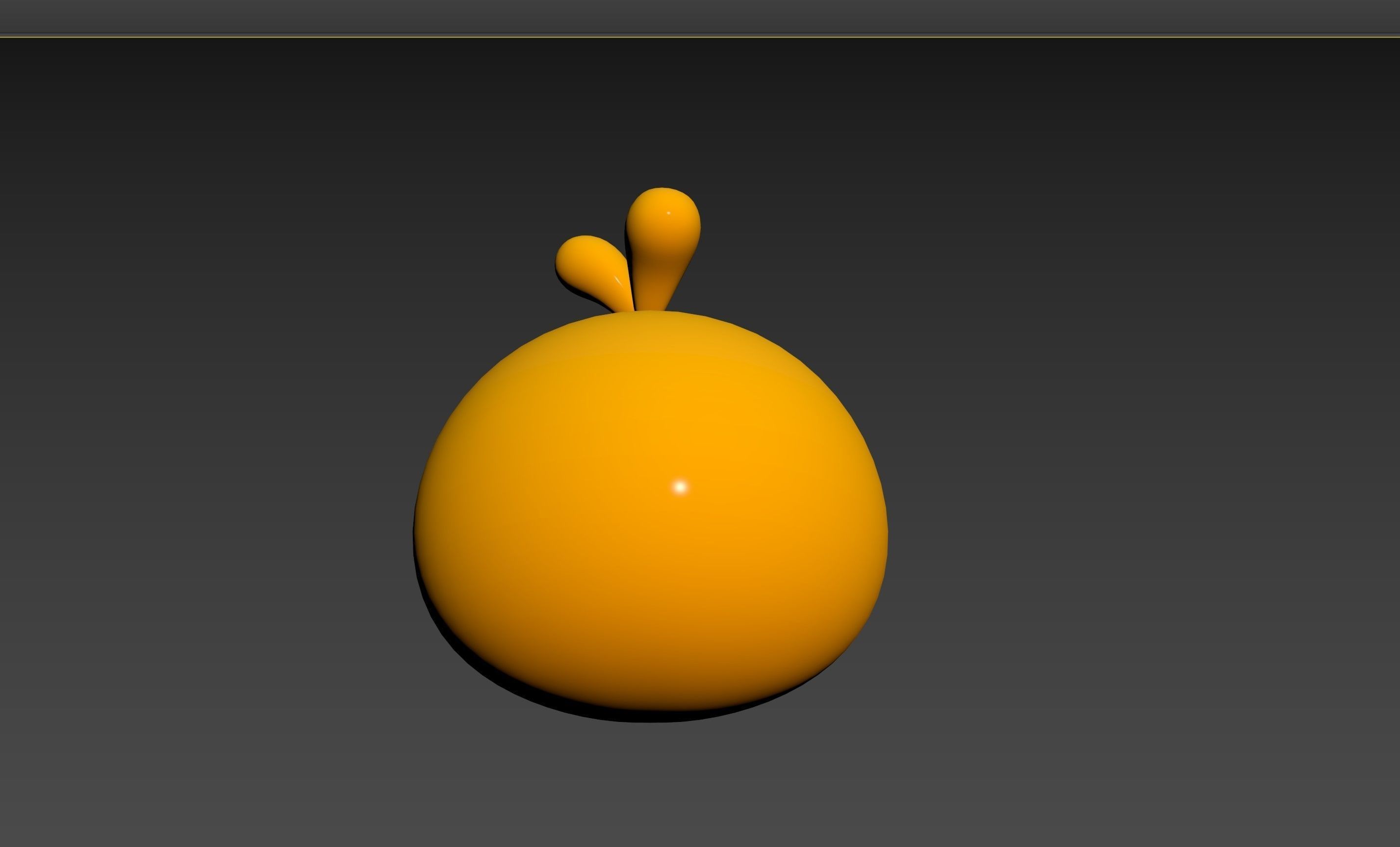 Prop129 Chick Head 3D model_21