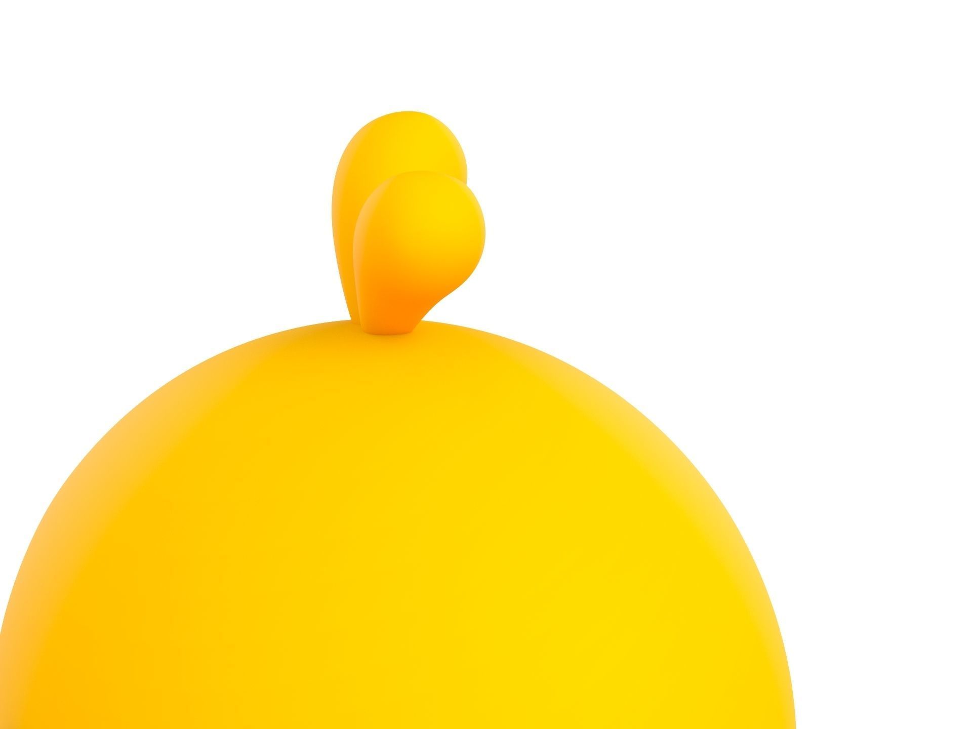 Prop129 Chick Head 3D model_9