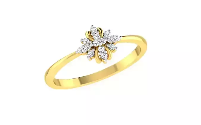 Solitaire Women Engagement Band Ring