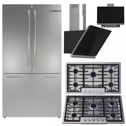 BOSCH Kitchen appliance collection 2 3D model