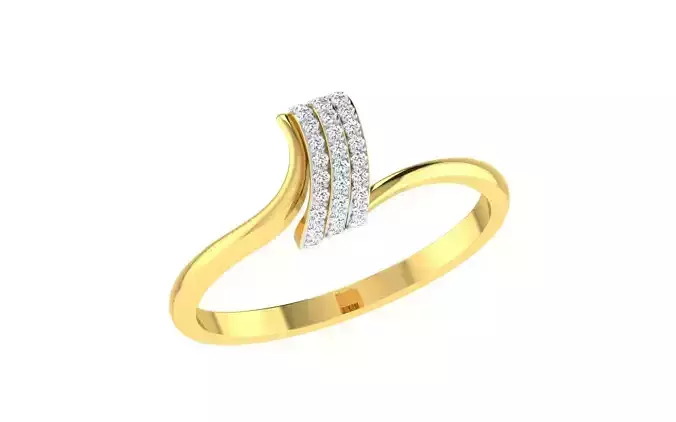 Solitaire Women Engagement Bypass Rings