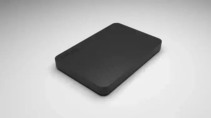  External HDD 3D model