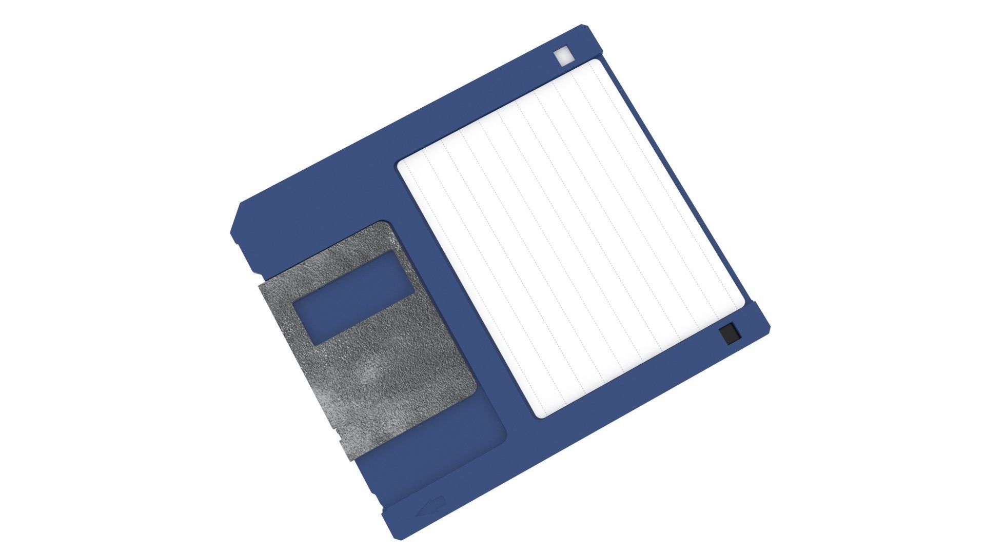 Floppy Disk 3D model_2
