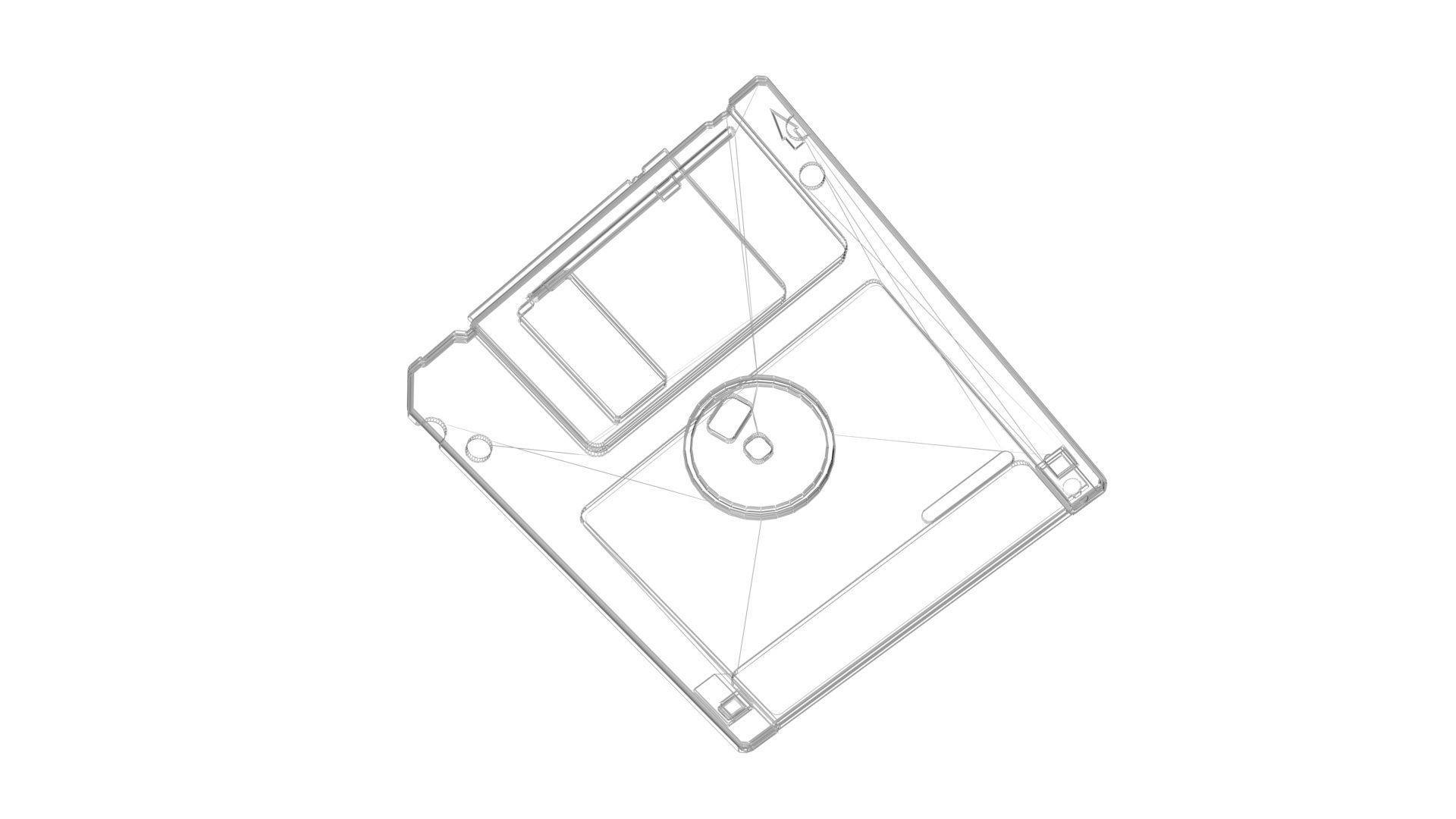 Floppy Disk 3D model_21