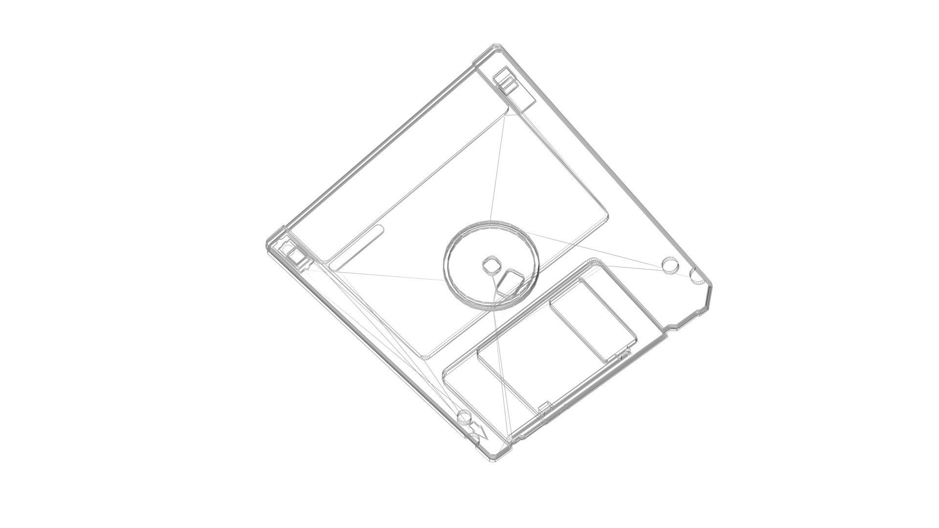 Floppy Disk 3D model_19