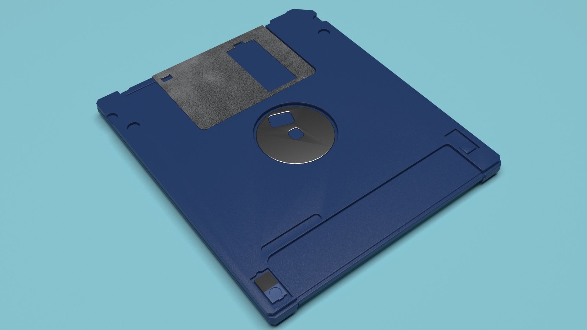 Floppy Disk 3D model_28