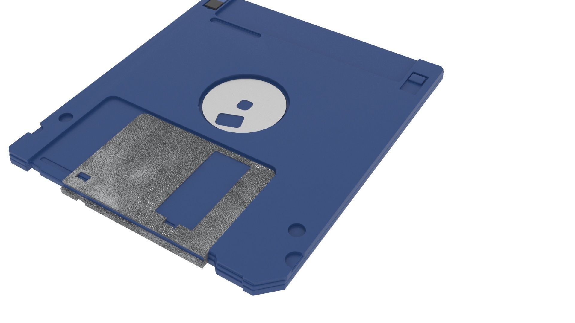 Floppy Disk 3D model_4