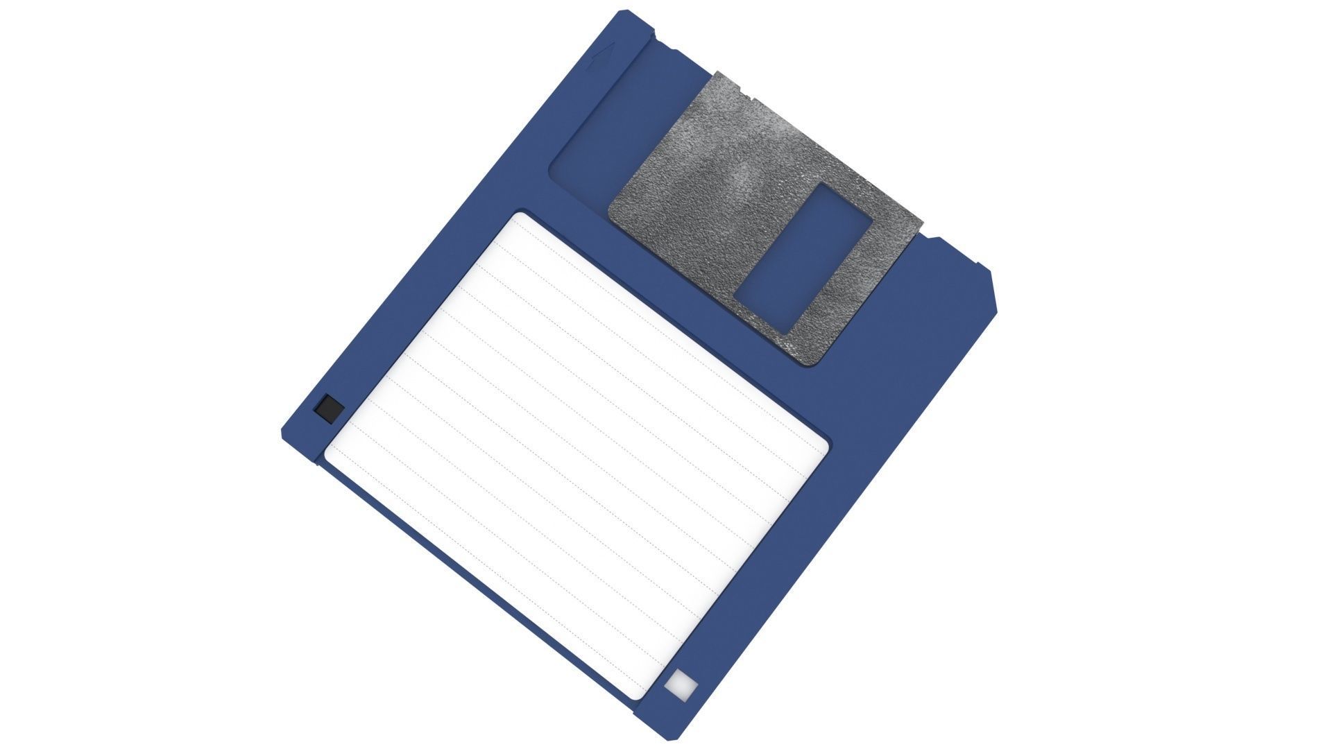 Floppy Disk 3D model_1