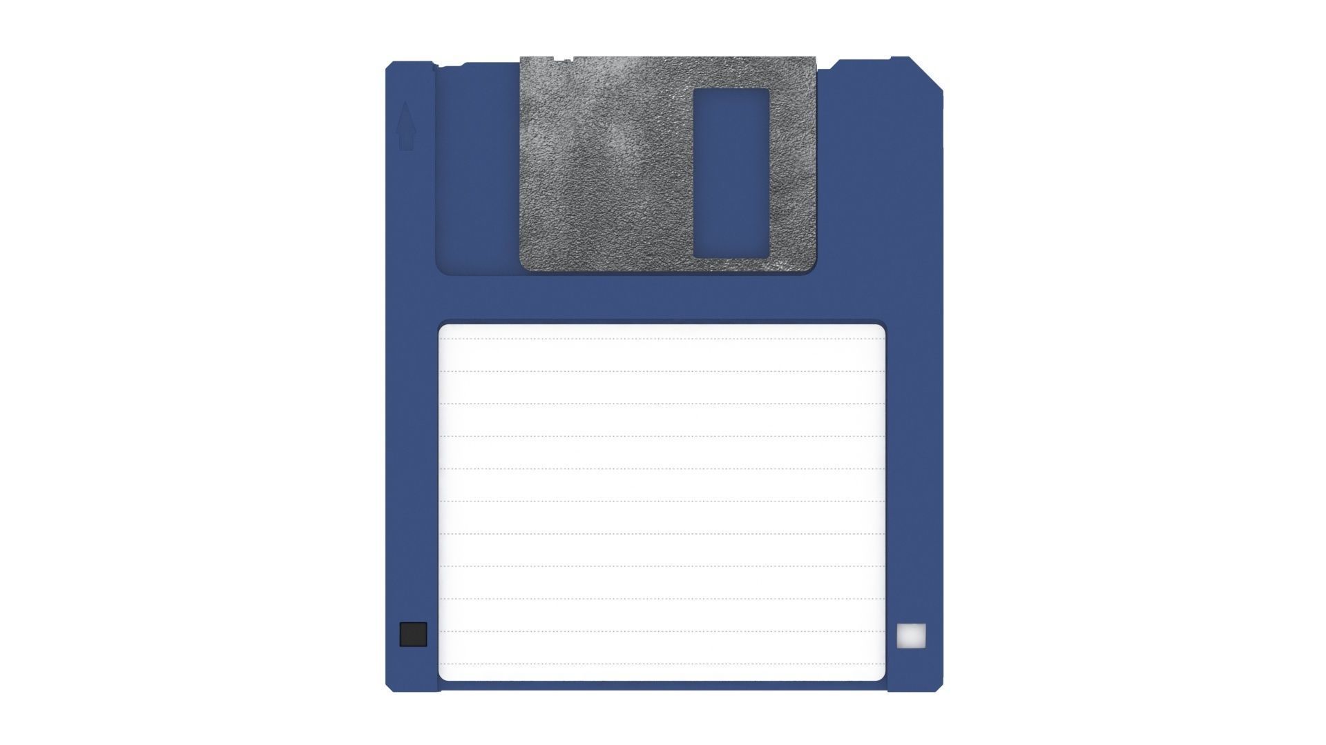 Floppy Disk 3D model_9