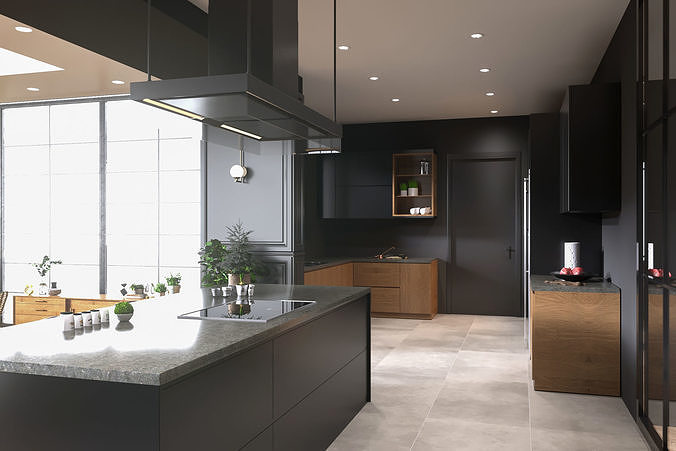 Apartment Interior Scene 02 3D Model 3D model