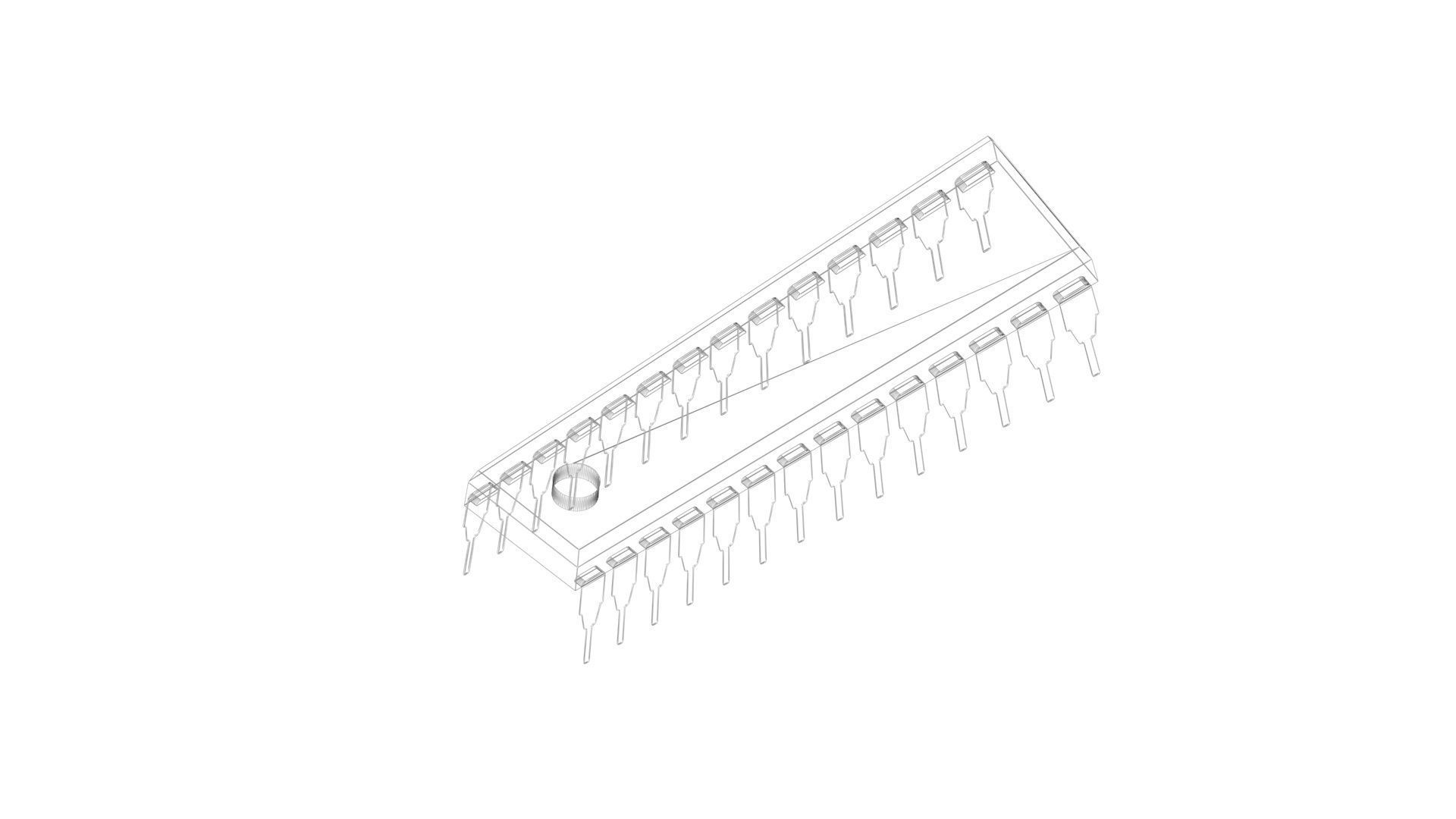 Microprocessor 3D model_21