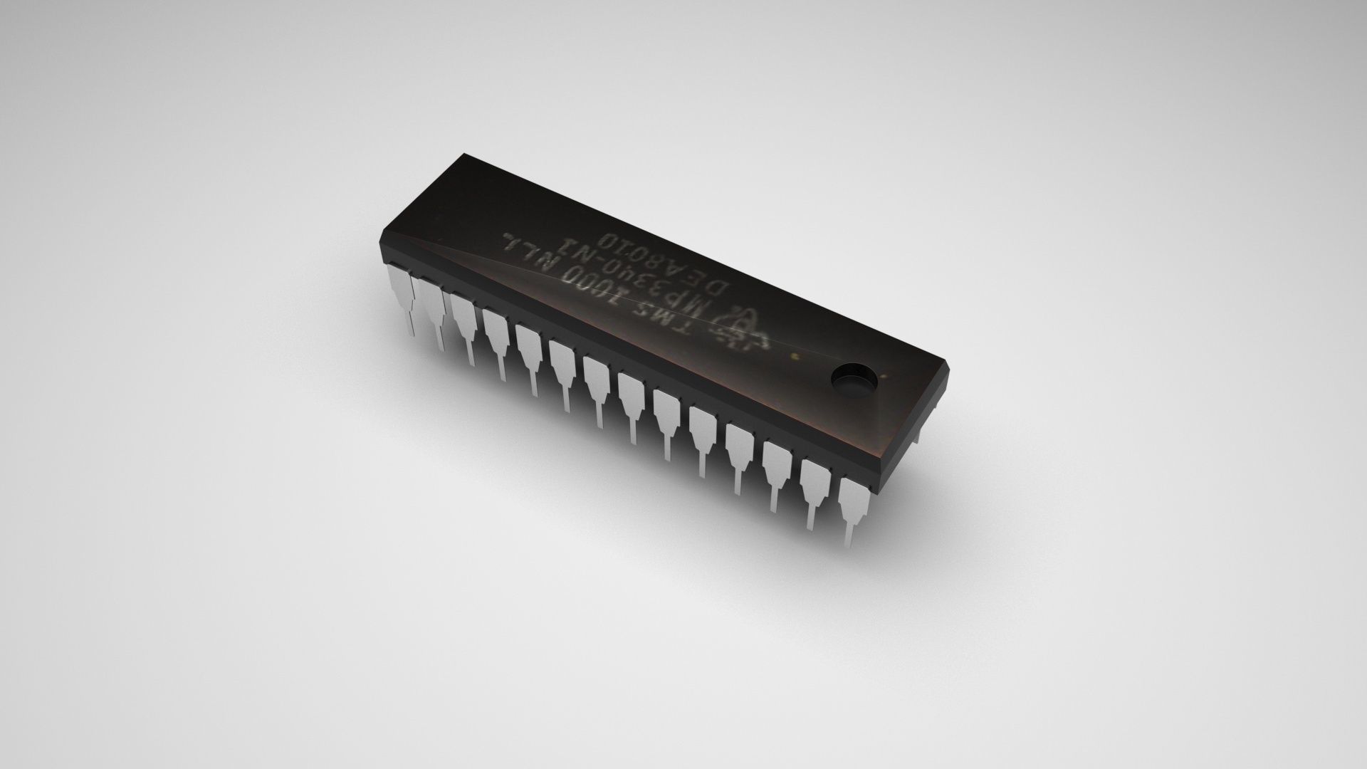Microprocessor 3D model_3