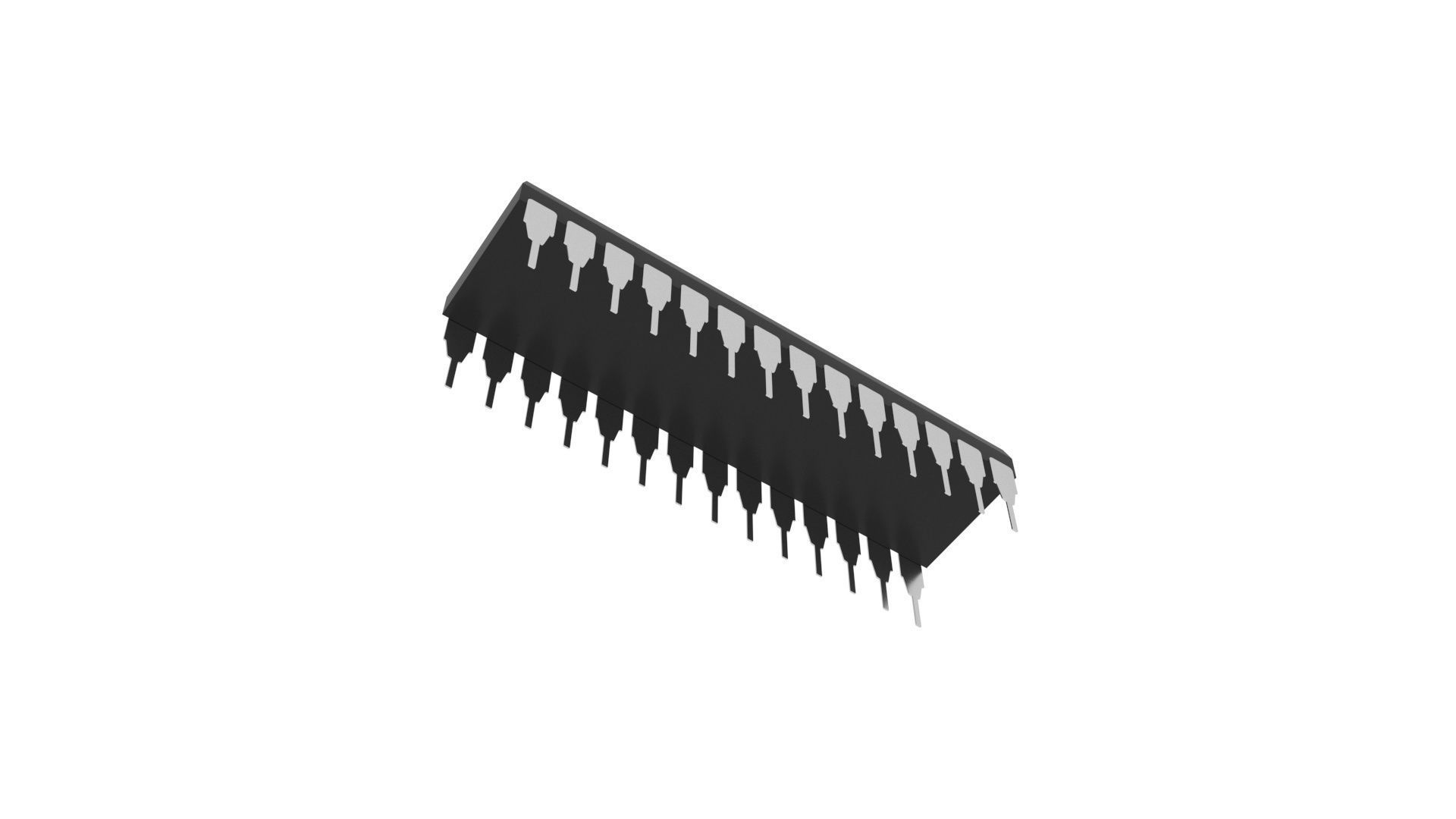 Microprocessor 3D model_11