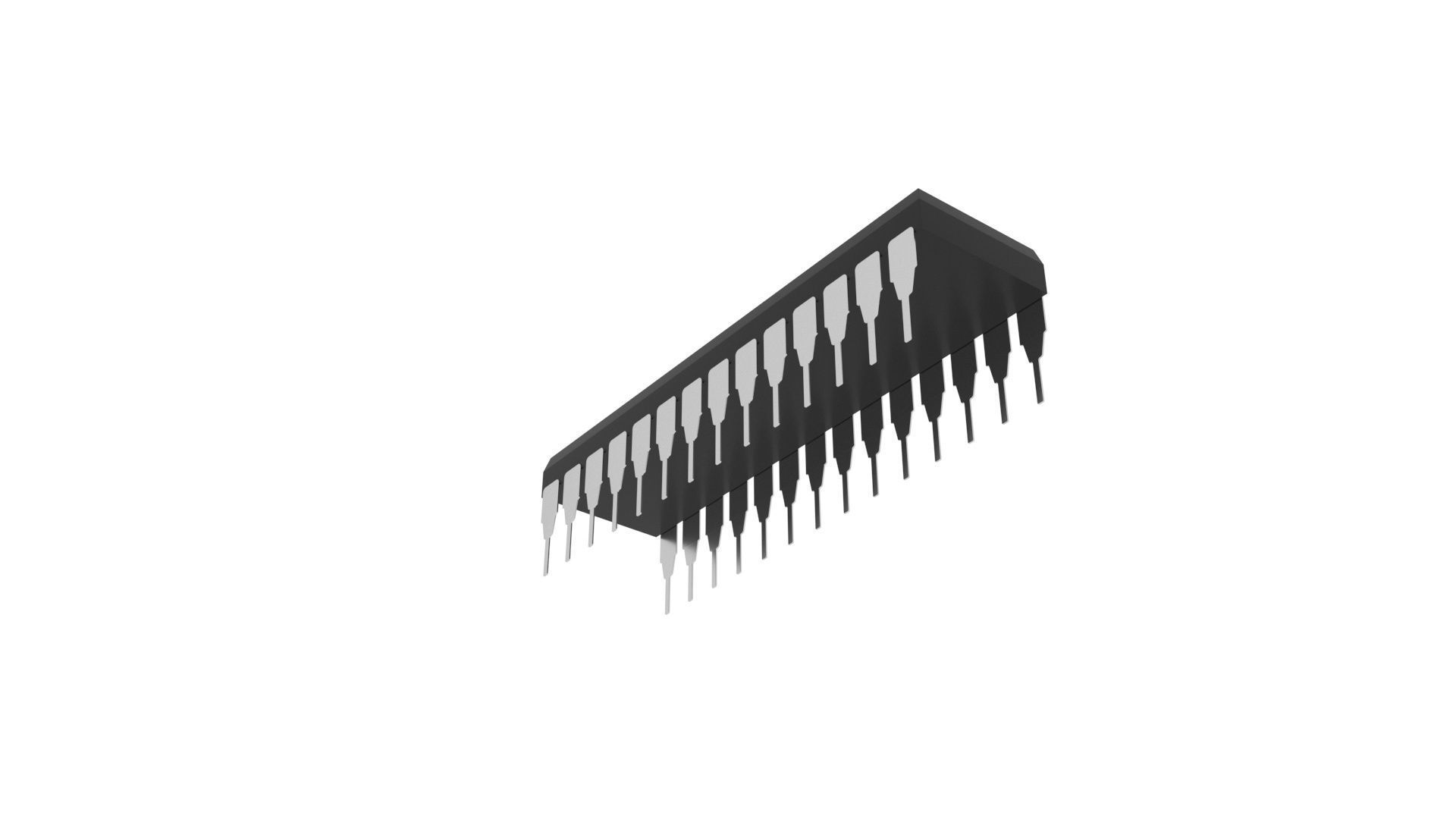 Microprocessor 3D model_14