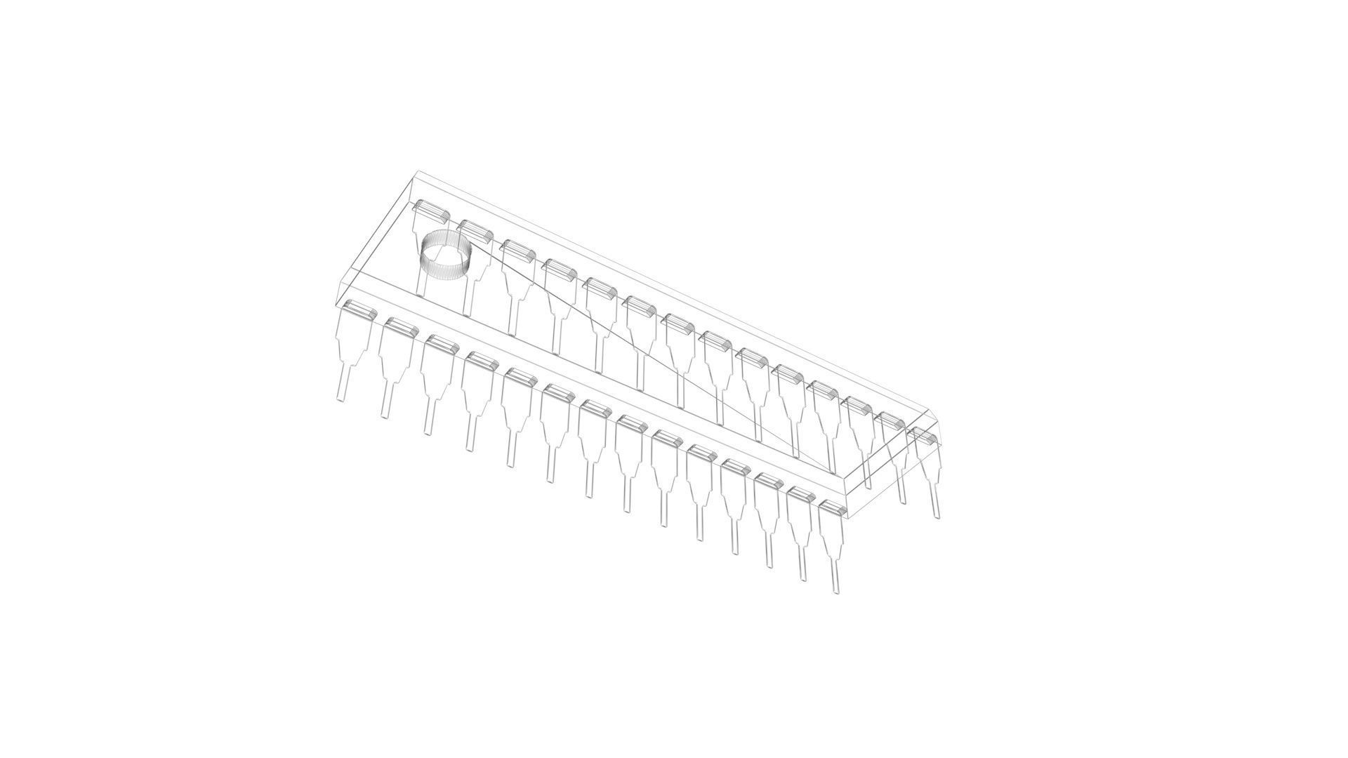 Microprocessor 3D model_24
