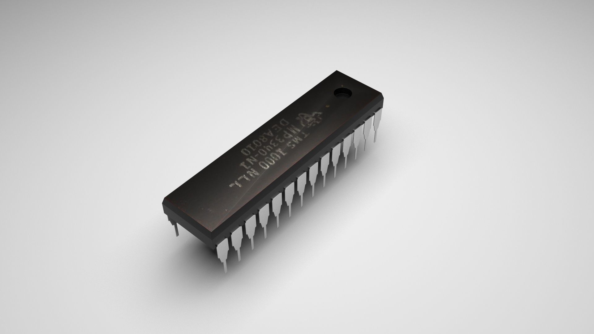 Microprocessor 3D model_2