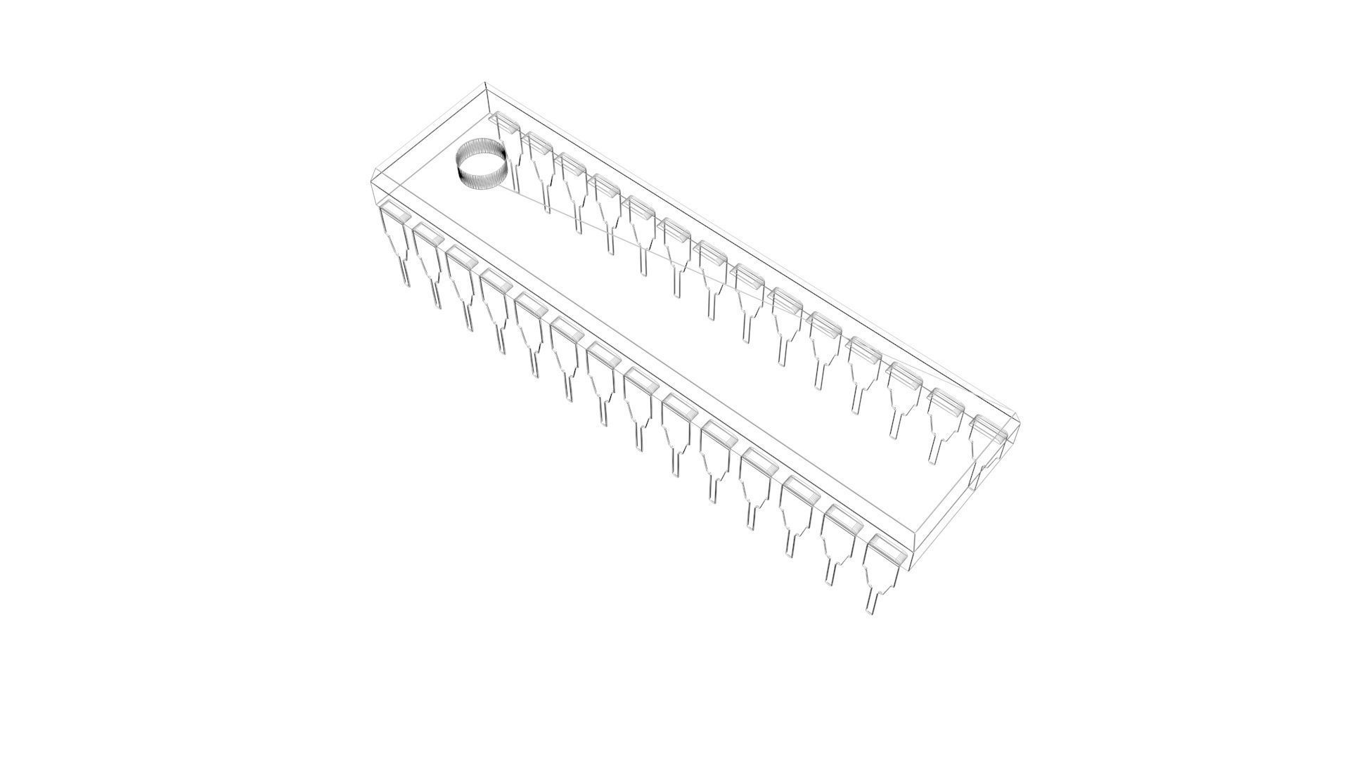 Microprocessor 3D model_17