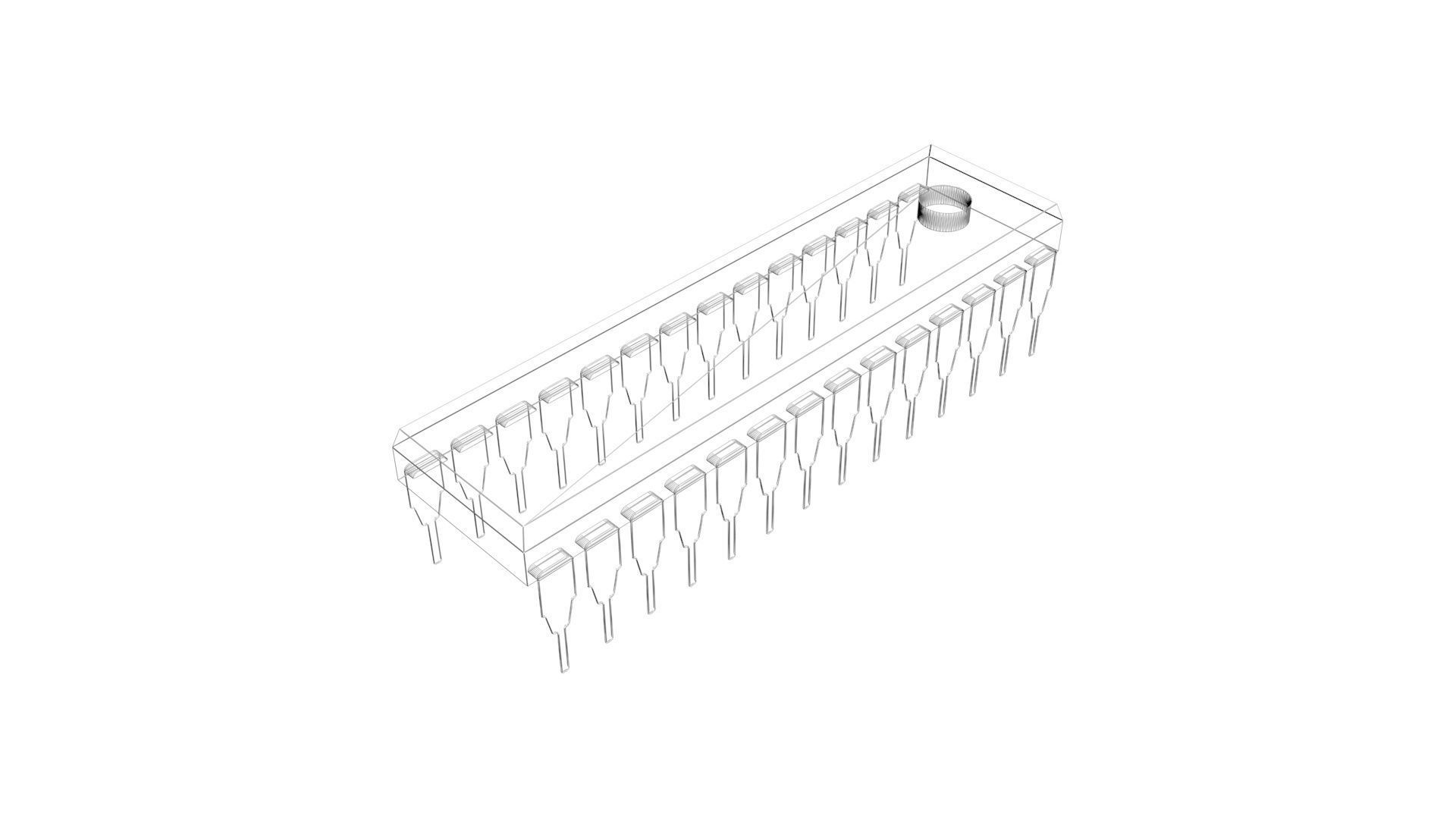Microprocessor 3D model_18