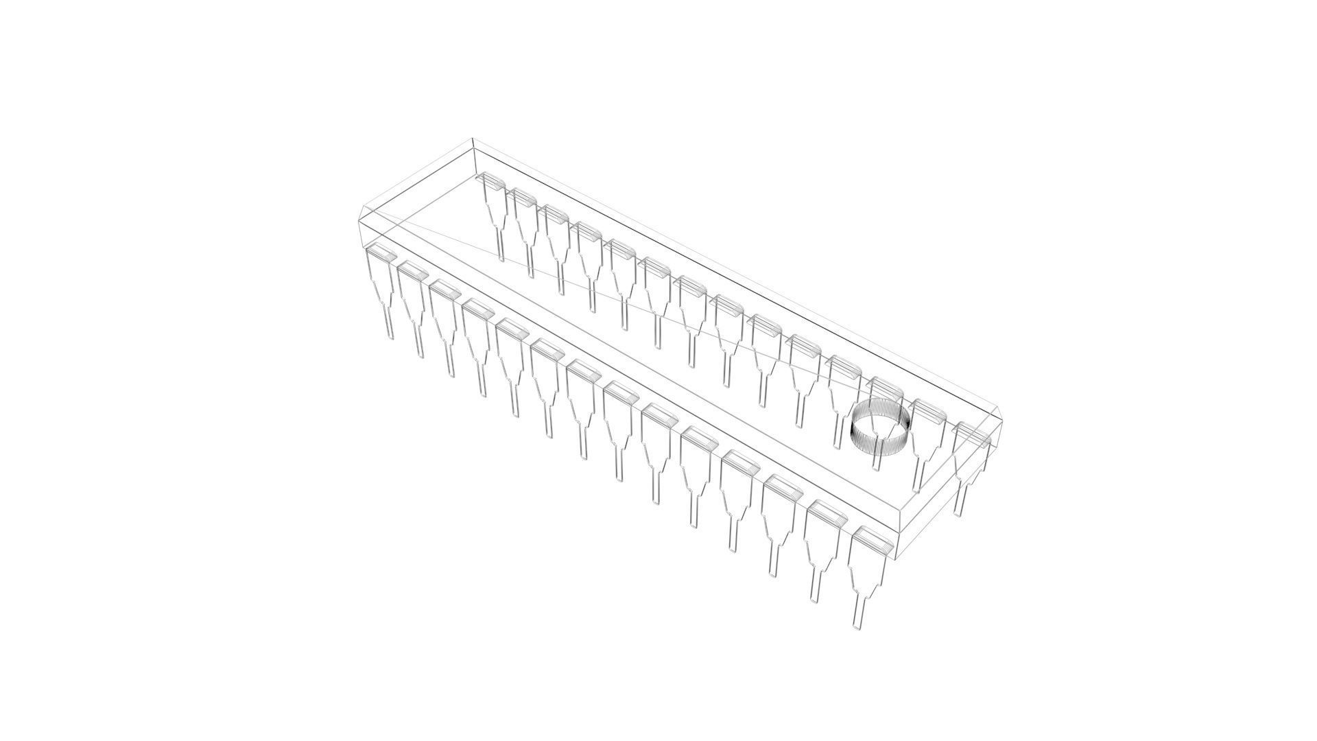 Microprocessor 3D model_19