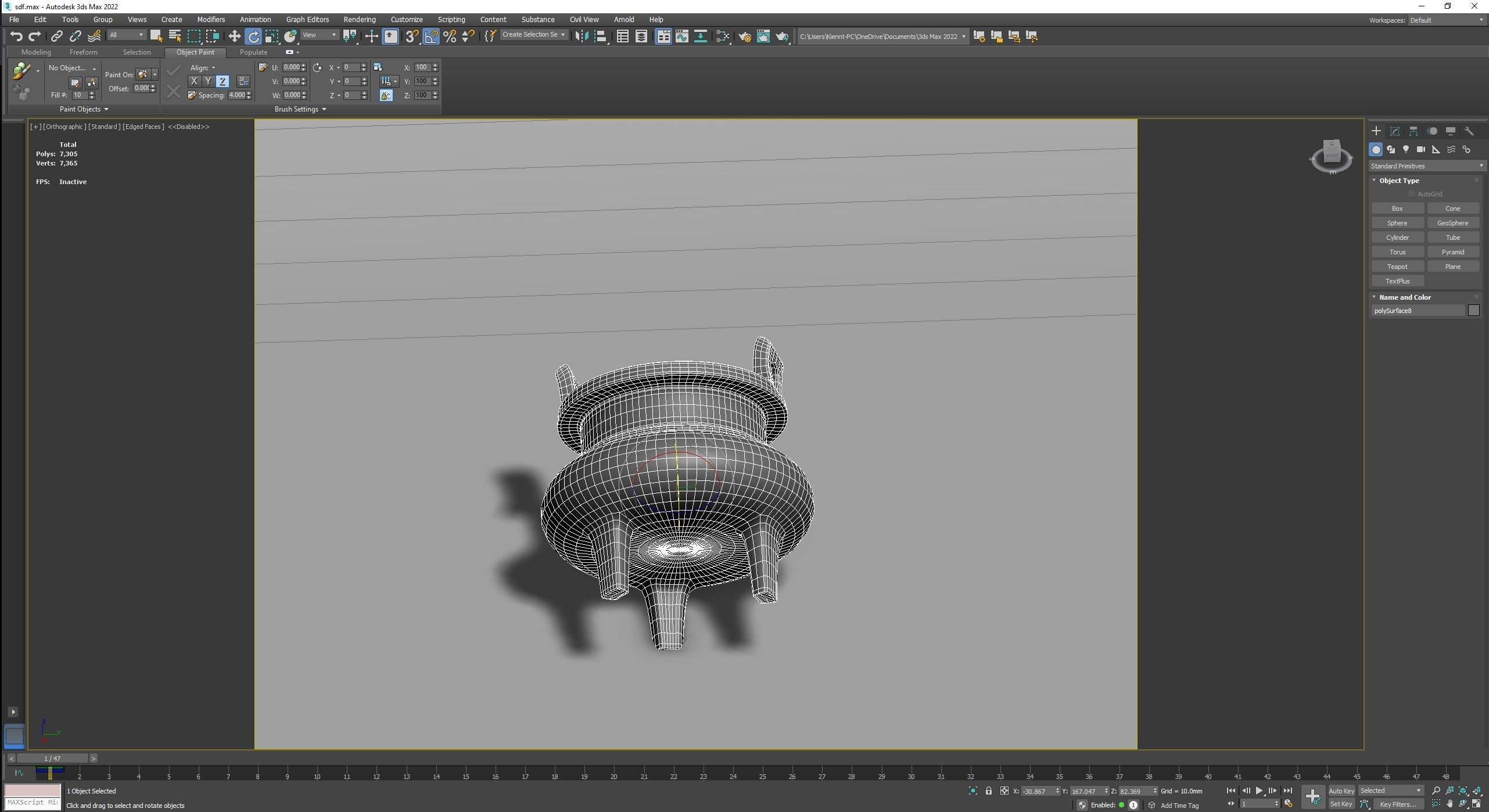 Ding Furnace Incense 3D model_4