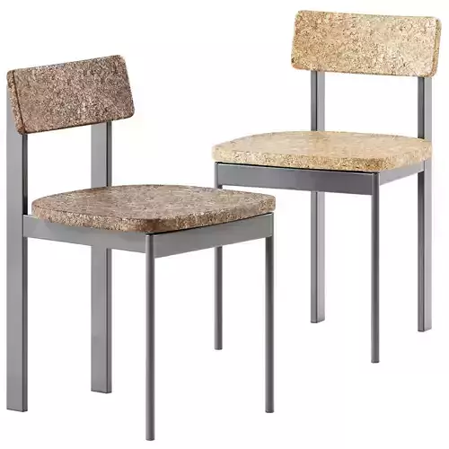 Betwixt Chair Armless Cork by Herman Miller