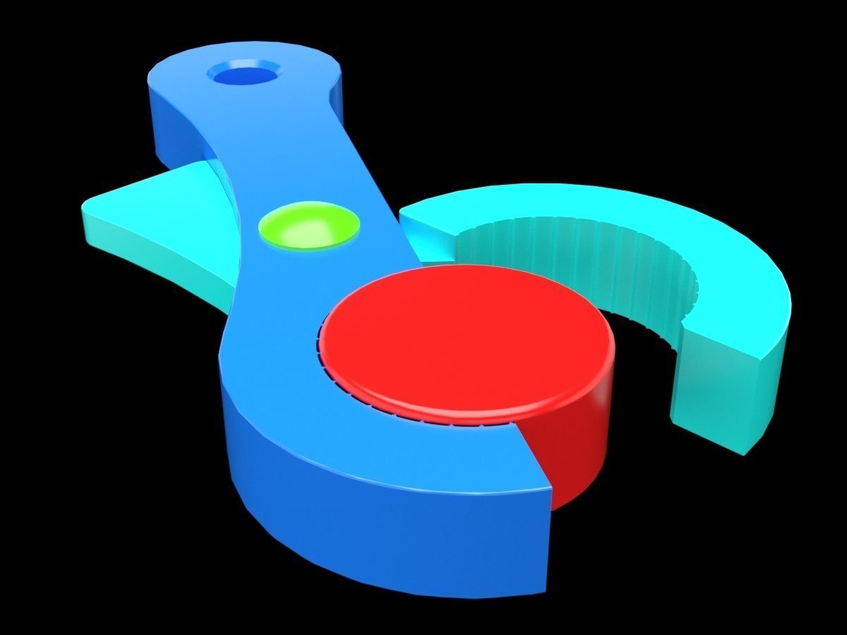 Bottle Cap Opener 3D print model_2