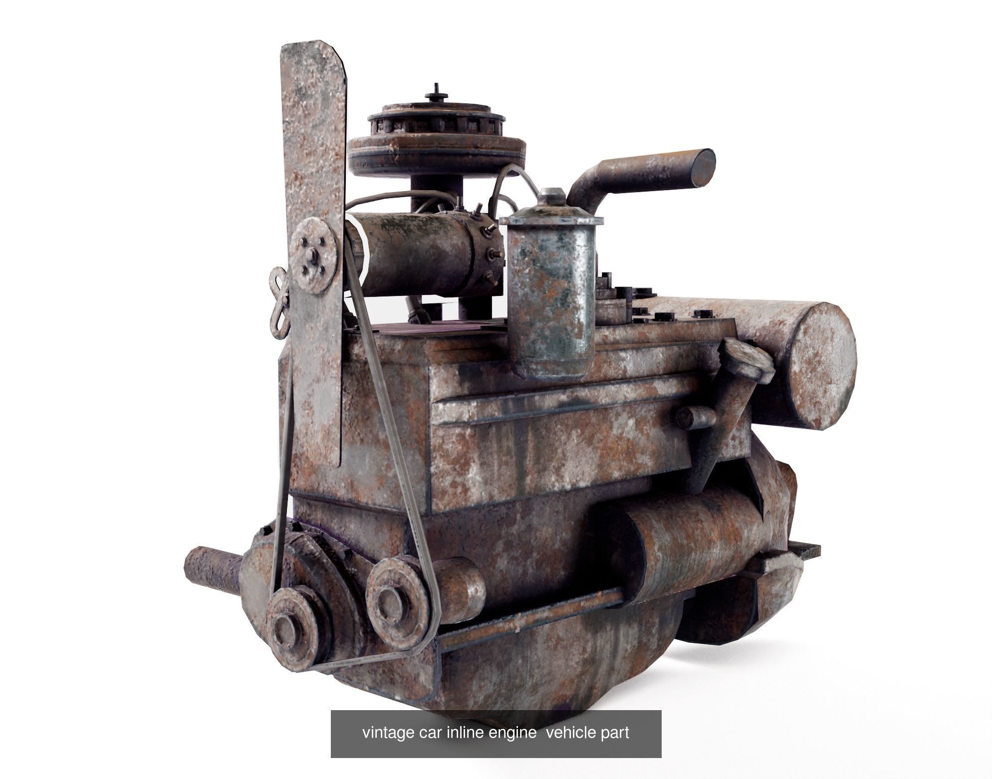 Collection of rusty damaged car engines da1 al5 _6