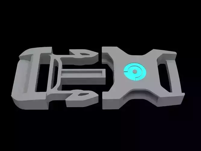 Buckle with light 3D print model