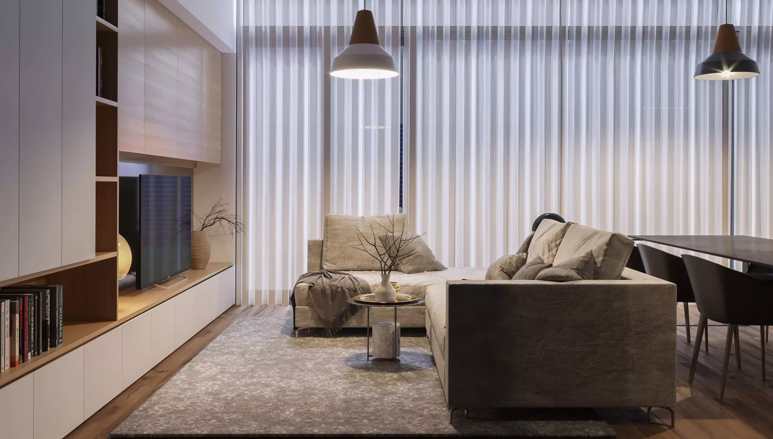 Apartment Interior Scene 03 3D Model 3D model