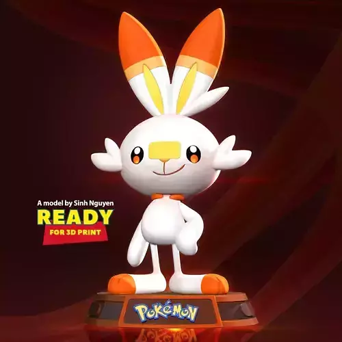 Scorbunny - Pokemon Fanart